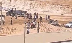 İnşaat işçileri taş ve sopalarla kavga etti