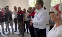 Yangında zarar gören kooperatife makine desteği
