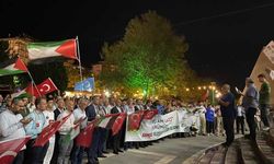 Kahramanmaraş'ta Filistin'e ve Küresel Sumud Filosu'na destek yürüyüşü düzenlendi