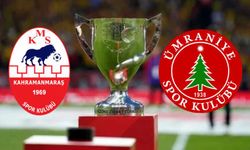 Kahramanmaraşspor kupanın 3.turunda Ümraniyespor’la eşleşti