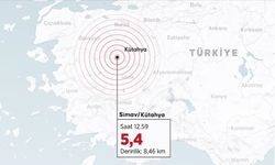 Kütahya'da 5,4 büyüklüğünde deprem meydana geldi
