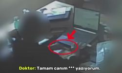 Gaziantep’te şok görüntüler: Doktorun para karşılığı sahte rapor pazarlığı