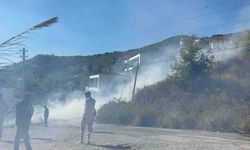 Yerleşim alanlarını tehdit eden yangın korkuttu