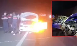Otomobil, kamyona çarptı: 1 ölü, 1 yaralı