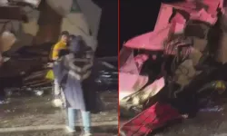Kamyonet, TIR ile çarpıştı: 1 ölü, 2 yaralı