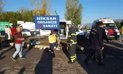 İşçi servis minibüsleri çarpıştı: 10 yaralı