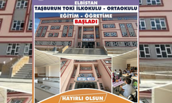 Elbistan’da yeni eğitim yuvası: Taşburun TOKİ İlkokulu-Ortaokulu açıldı