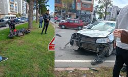 Kahramanmaraş’ta otomobil ile motosiklet çarpıştı: 2 yaralı