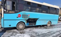 Kahramanmaraş’ta otobüste çıkan yangın büyümeden söndürüldü