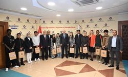 Uluslararası Öğrencilerden KSÜ Rektörü Prof. Dr. Alptekin Yasım’a Ziyaret