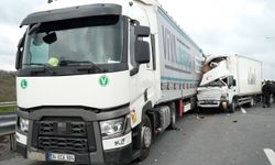 Otoyolda geri geri gelen tıra kamyonet çarptı: 1 ölü, 1 yaralı