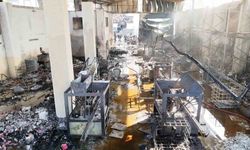 6 kişiye mezar olan parfüm dolum tesisinin içi görüntülendi