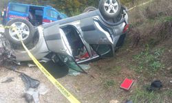 D-140’da şarampole uçan araç anne ve oğluna mezar oldu