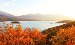 Kahramanmaraş Adatepe Barajı etrafında kartpostallık görüntüler oluştu