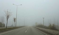 Göksun’da sis etkili oldu