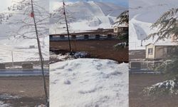 Yedikuyular’a yılın ilk karı yağdı