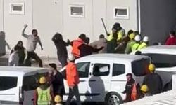 İnşaat işçileri arasında taşlı sopalı kavga