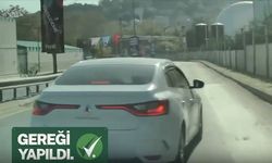 Aracıyla ön kesmeye çalışan kişi yakalandı