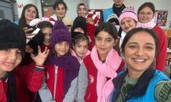 Afşin Yurdu Öğrencilerinden Köy Okullarına Sıcacık Destek