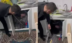 Firari hükümlü mutfak dolabında yakalandı