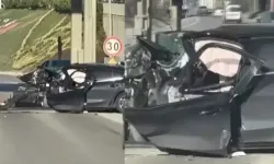 Otomobil, gişenin beton bariyerine çarptı; anne ile oğlu öldü