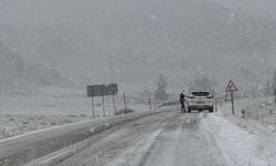 Kahramanmaraş'ta kar yağışı etkili oldu