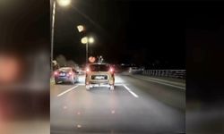 Makas atan sürücü kazaya neden oldu