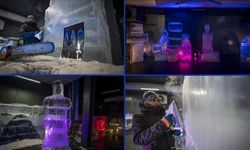 Türk kültüründe öne çıkan karakter ve malzemeleri buza işlediler