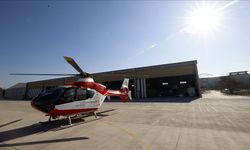 Ambulans helikopter Kahramanmaraş'ın imdadına yetişiyor