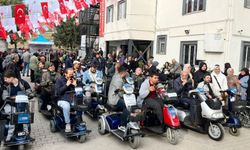 Özel gereksinimli bireylere elektrikli tekerlekli sandalye desteği sağlandı