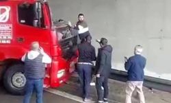 Kendi kullandığı tırın altında can verdi