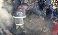 Yangında evi küle dönen yaşlı kadının cenazesine ulaşıldı