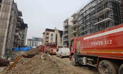 İşçilerin kaldığı apartman dairesi alevlere teslim oldu