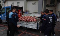 500 kilo bozuk et ele geçirildi