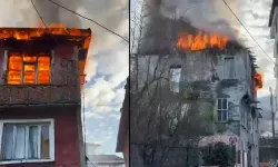 3 Katlı binada yangın