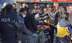 Kendini kilitlediği iş yerini ateşe verdi, dumandan etkilenerek bayıldı