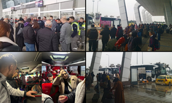Kahramanmaraş Havalimanı’nda uçak iptali sonrası izdiham yaşandı