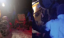 Kahramanmaraş'ta karla kapanan yol açıldı, zehirlenen vatandaş kurtarıldı