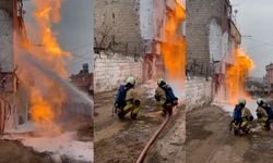 Kahramanmaraş’ta doğalgaz borusu patladı