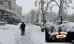 Kar yağdı, Kahramanmaraşlı bu içeceğe koştu