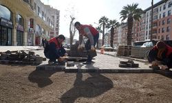 Trabzon Bulvarı’nda Altyapısı Tamamlanan Kısımlarda Üstyapıya Başlandı