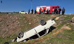 Kahramanmaraş’ta takla atan otomobilin sürücüsü yaralandı