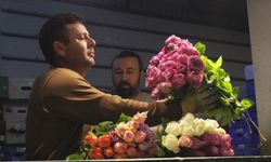 Çukurova'da çiçekler Sevgililer Günü'ne hazır