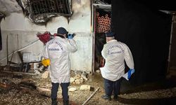 Prefabrik evde çıkan yangında karı-koca hayatını kaybetti