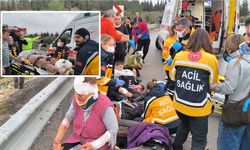 Antalya'da feci kaza!