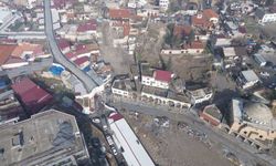 Kasap Hali’ndeki son durum havadan görüntülendi