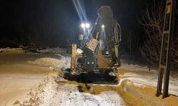 Göksun Kırsalında Kar Mesaisi Sürüyor