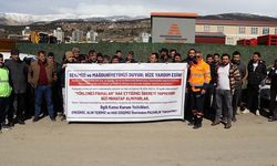 Kahramanmaraş’ta iş makinesi esnaflarından kornalı eylem