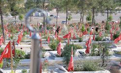 Kahramanmaraş’ta Vatandaşlar Bayramda Mezarlıklara Akın Etti