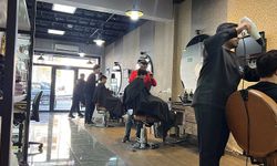 Kahramanmaraş'ta bayram öncesi berber esnafının yoğunluğu başladı